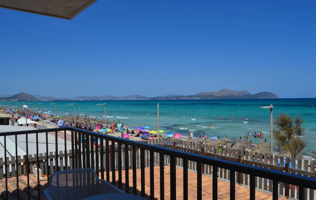 widok na morze z hotelu Sa Roqueta w na Majorce