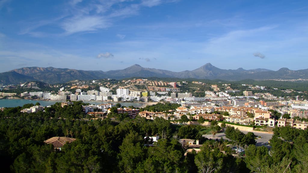 widok na Santa Ponca na Majorce